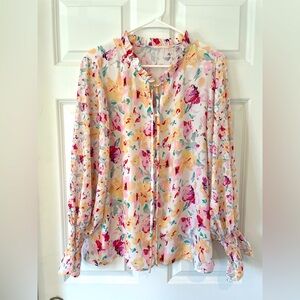 Floral Women's Top - Multicolor